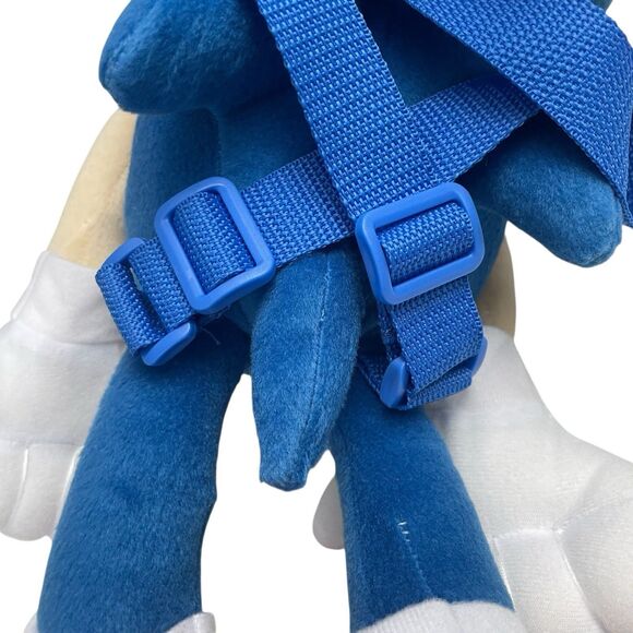 SEGA Sonic The Hedgehog Video Game Character Plush Backpack 20”H Kids - Picture 4 of 10